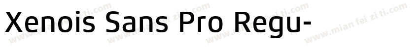 Xenois Sans Pro Regu字体转换